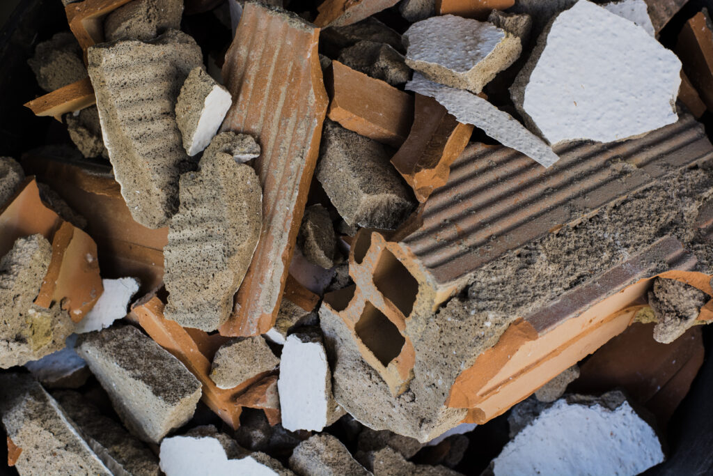 construction debris
